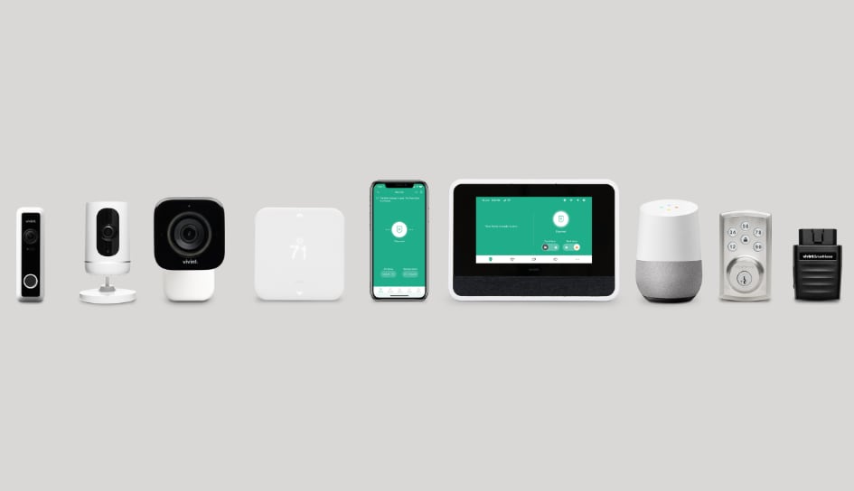 Vivint home security product line in Ventura